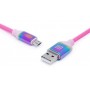 Кабель REAL-EL Premium USB - micro USB (M/M), 1 м, Rainbow (EL123500052)