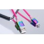 Кабель REAL-EL Premium USB - micro USB (M/M), 1 м, Rainbow (EL123500052)