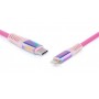 Кабель REAL-EL USB Type-C - Lightning (M/M), 1 м, Rainbow (EL123500054)