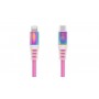 Кабель REAL-EL USB Type-C - Lightning (M/M), 1 м, Rainbow (EL123500054)