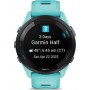 Смарт-годинник Garmin Forerunner 265 Black Bezel with Aqua Case and Aqua/Black Silicone Band (010-02810-52)