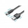 Кабель Vention USB - DC (M/M), 5.5 мм, 0.5 м, Black (CEYBD)