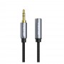 Кабель Cabletime Audio 3.5 мм - 3.5 мм (M/F), 0.3 м, Black, 3 pin (CF11D)