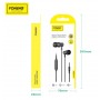 Гарнітура Foneng EP500 heavy bass metal remote earphone (EP500-E-R-HBM)