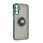 Чохол-накладка Armorstandart Frosted Matte Ring для Samsung Galaxy A14 4G SM-A145/A14 5G SM-A146 Dark Green (ARM68351)