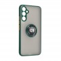 Чохол-накладка Armorstandart Frosted Matte Ring для Samsung Galaxy A34 5G SM-A346 Dark Green (ARM68355)