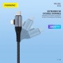 Кабель Foneng X92 4-in-1 (60W) USB/USB-C - USB-C/Lightning, 1 м, Black (X92-CA-FIO)