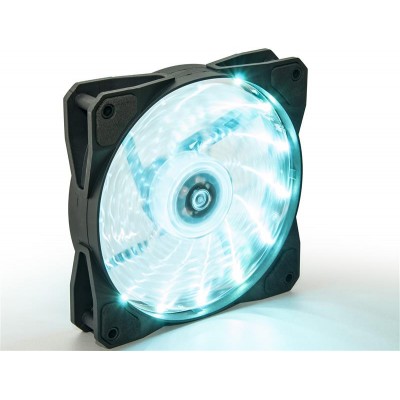 Купить ᐈ Кривой Рог ᐈ Низкая цена ᐈ Вентилятор Frime Iris LED Fan 15LED Azure (FLF-HB120A15); 120х120х25мм, 3-pin+4-pin