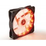 Купить ᐈ Кривой Рог ᐈ Низкая цена ᐈ Вентилятор Frime Iris LED Fan 15LED Orange (FLF-HB120O15); 120х120х25мм, 3-pin+4-pin