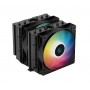 Купить ᐈ Кривой Рог ᐈ Низкая цена ᐈ Кулер процессорный DeepCool AG620 BK ARGB (R-AG620-BKANMN-G-2), Intel: 2066/2011-3/2011/1700