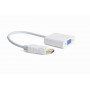 Купить ᐈ Кривой Рог ᐈ Низкая цена ᐈ Адаптер Cablexpert DisplayPort - VGA (M/F), 0.15 м, белый (A-DPM-VGAF-02-W) пакет