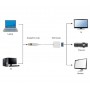 Купить ᐈ Кривой Рог ᐈ Низкая цена ᐈ Адаптер Cablexpert DisplayPort - VGA (M/F), 0.15 м, белый (A-DPM-VGAF-02-W) пакет