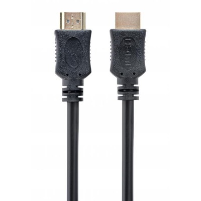 Купить ᐈ Кривой Рог ᐈ Низкая цена ᐈ Кабель Cablexpert (CC-HDMI4L-0.5M) HDMI-HDMI V.1.4, вилка/вилка, 0.5м Black