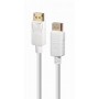 Кабель Cablexpert DisplayPort - DisplayPort V 1.2 (M/M), 1.8 м, білий (CC-DP2-6-W)