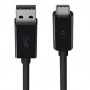 Кабель Belkin USB3.1-USB Type-C, 1м Black OEM (F2CU029bt1M-BLK)_OEM