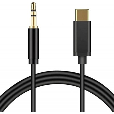 Купить ᐈ Кривой Рог ᐈ Низкая цена ᐈ Адаптер XoKo 3.5 мм - USB Type-C (M/M), 1 м, Black (AUX-002-BK)