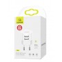 Мережевий зарядний пристрій Usams T20 (2USB, 2.1А) White (CC80TC01)