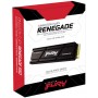 Купить ᐈ Кривой Рог ᐈ Низкая цена ᐈ Накопитель SSD 1TB Kingston Fury Renegade with Heatsink M.2 2280 PCIe 4.0 x4 NVMe 3D TLC (SF