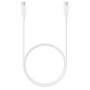 Кабель Samsung USB Type-C - USB Type-C (M/M), 1 м, White (EP-DA705BWRGRU) OEM