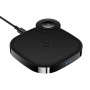 Бездротовий зарядний пристрій Usams US-CD89 2in1 Wireless Charger 10W Black (CD89JN01)