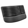 Клавiатура бездротова Logitech Wave Keys Wireless Graphite (920-012304)