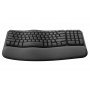 Клавiатура бездротова Logitech Wave Keys Wireless Graphite (920-012304)