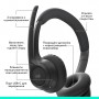 Bluetooth-гарнітура Logitech Zone 300 Wireless Black (981-001407)