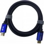 Кабель ATcom HDMI - HDMI V 2.1 (M/M), Real 8K 48Gbps, 10 м, чорний/синій (88810)