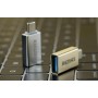 Адаптер Remax Glance USB-USB Type-C RA-OTG1 Silver (2000700004672)