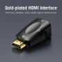 Адаптер Vention HDMI - VGA-3.5мм (M/F), Black (AIDB0)