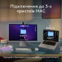 Комплект (клавіатура, миша) бездротовий Logitech MX Keys S Combo for Mac Space Grey (920-012845)