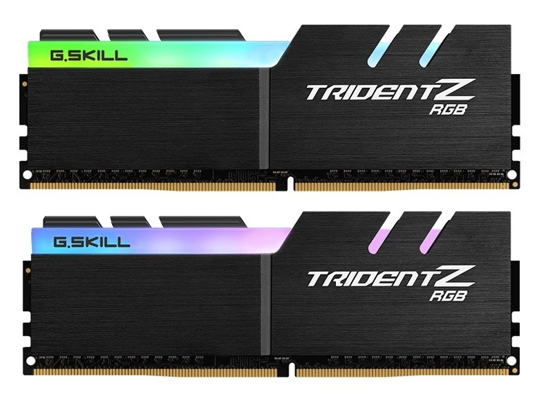 Купить ᐈ Кривой Рог ᐈ Низкая цена ᐈ Модуль памяти DDR4 2x16GB/3600 G.Skill Trident Z RGB (F4-3600C18D-32GTZR)