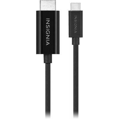 Купить ᐈ Кривой Рог ᐈ Низкая цена ᐈ Кабель Insignia USB Type-C - HDMI (M/M), 1.8 м, Black (NS-PCKCH6-C)