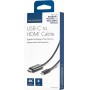 Купить ᐈ Кривой Рог ᐈ Низкая цена ᐈ Кабель Insignia USB Type-C - HDMI (M/M), 1.8 м, Black (NS-PCKCH6-C)