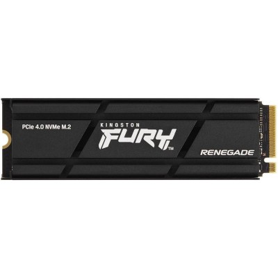 Купить ᐈ Кривой Рог ᐈ Низкая цена ᐈ Накопитель SSD 4TB Kingston Fury Renegade with Heatsink M.2 2280 PCIe 4.0 x4 NVMe 3D TLC (SF