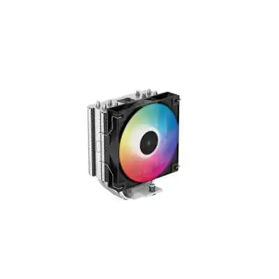 Кулер процессорный DeepCool AG400 BK ARGB (R-AG400-BKANMC-G-2), Intel: 1700/1200/1151/1150/1155, AMD: AM5/AM4, 125х92х150 мм, 4-