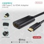 Купить ᐈ Кривой Рог ᐈ Низкая цена ᐈ Адаптер Choetech HDMI - USB Type-C (F/M), Black (HUB-H04)