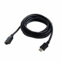 Купить ᐈ Кривой Рог ᐈ Низкая цена ᐈ Кабель Cablexpert HDMI - HDMI (M/F), удлинитель, 1.8 м, черный (CC-HDMI4X-6) пакет