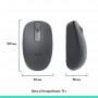 Мышь беспроводная Logitech M196 Graphite (910-007459)