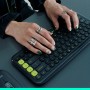 Клавиатура беспроводная Logitech Pop Icon Keys Rose (920-013073)