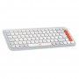 Клавиатура беспроводная Logitech Pop Icon Keys Off White (920-013072)