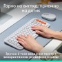 Клавиатура беспроводная Logitech Pop Icon Keys Off White (920-013072)