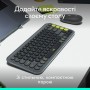 Комплект (клавиатура, мышь) беспроводной Logitech Pop Icon Combo Graphite (920-013156)