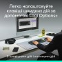 Комплект (клавиатура, мышь) беспроводной Logitech Pop Icon Combo Graphite (920-013156)