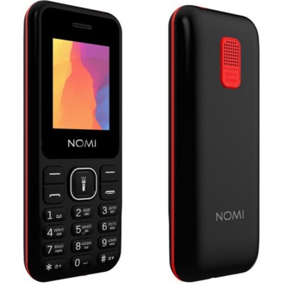 Купити Мобильный телефон Nomi i1880 Dual Sim Red; 1.77" (160x128) TFT / кнопочный моноблок / Spreadtrum 6533 / ОЗУ 32 МБ / 32 МБ