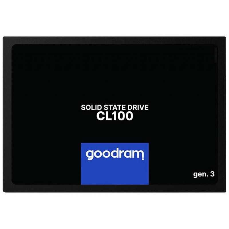 Купить ᐈ Кривой Рог ᐈ Низкая цена ᐈ Накопитель SSD  120GB Goodram CL100 GEN.3 2.5" SATAIII TLC (SSDPR-CL100-120-G3)