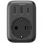 Зарядное устройство Ugreen CD314 30W Outlet Extender (2хUSB-A+USB-C) Black (90613)