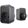 Зарядное устройство Ugreen CD314 30W Outlet Extender (2хUSB-A+USB-C) Black (90613)