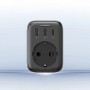 Зарядное устройство Ugreen CD314 30W Outlet Extender (2хUSB-A+USB-C) Black (90613)