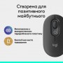 Мышь беспроводная Logitech Pop Mouse with Emoji Graphite (910-007412)